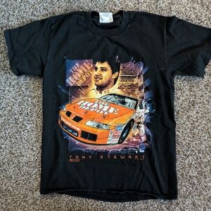 Chase Authentics Y2K Vintage Tony Stewart Black Graphic Tee|Medium